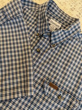 Carhartt Men’s Plaid Shirt SS Sz XL